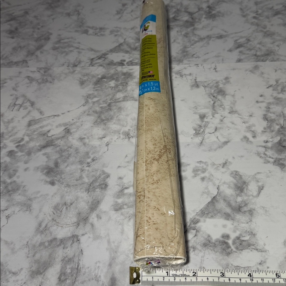 Beige Textured Contact Paper Roll - Picture 5 of 8
